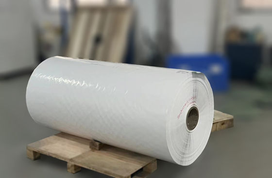 Transparante BOPP-blanke rollabels Materiaal Stickerpapier 30 u Geveldikte