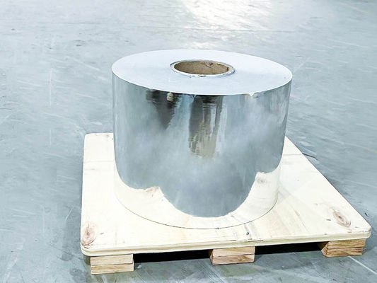 Zelfklevend rollabelmateriaal Film 1000 m lengte licht zilver BOPP