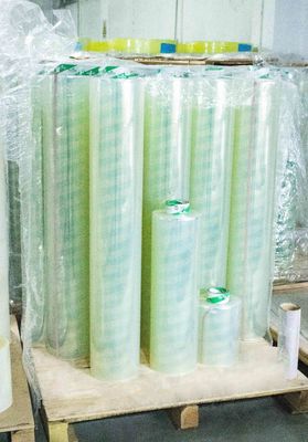 Acryllijm Kleefrol Etiketteringsmaterialen BOPP Transparante film Extra kleverig