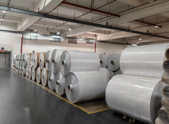 Acryllijm Kleefmiddel Melk PE Label Materiaal Papierrol Groot Gewoon Kleverig