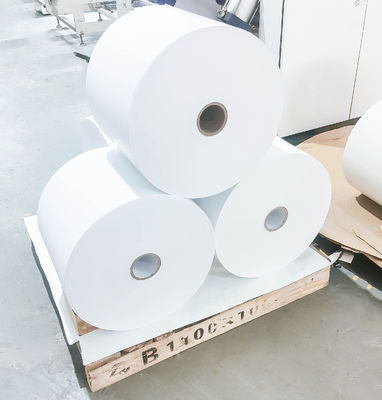 Olielijm Wit BOPP-etiketmateriaal, BOPP-synthetisch papier 50 μm oppervlakdikte