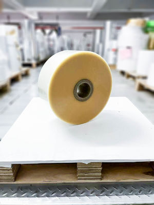 Transparante BOPP Kleefstof Jumbo Roll Labels 1000m Lengte Matte zilveren PET