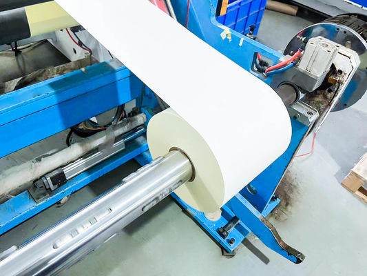 Gewoon kleverig bekleed papierrollabel 80 g oppervlaktedikte