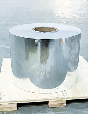 Zelfklevend plakpapier rol 50 licht zilver PET ((coating) acryllijm 62 Glassine
