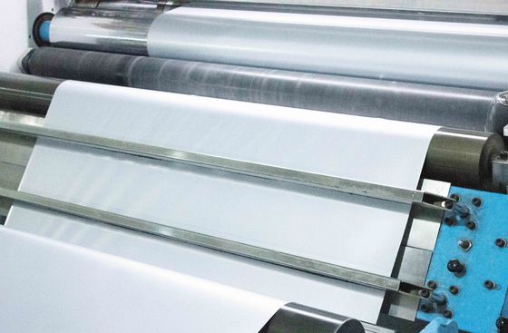 Mat zilver PET zelfklevend plakpapierrol 25u Oppervlakdikte Warmlijm