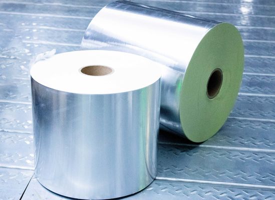 Mat zilver PET-klevend achtergrondprinterpapierrol 50u Oppervlakdikte