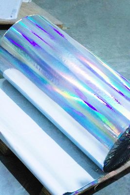 Acryllijm Helder holografisch film, waterdicht holografisch filmpapier