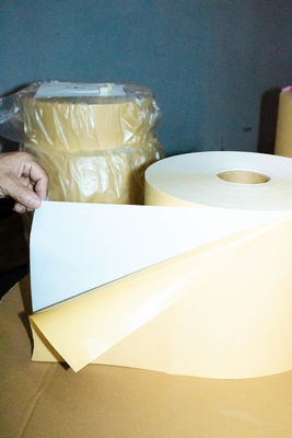 Warm smelten lijm zelfklevend papier, gewone kleverige PVC-lijmrol