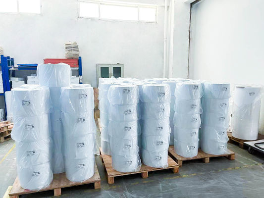 Doorzichtige acryllijm zelfklevende plakpapierrol helderwit PVC