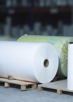 Acryllijm Type Kleverig Thermisch Papier Jumbo Roll Label Normaal Kleverig