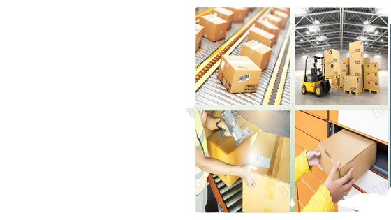 100x150 Grootte Logistiek en Expressblad 50*37*24 mm Doosbreedte voor verpakkingsetiketten