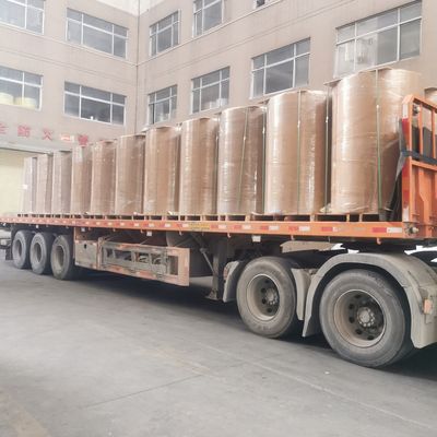 80 g bekleed papieretiketmateriaal voor een hoge peelsterkte 20min en 70±5% voeringdikte