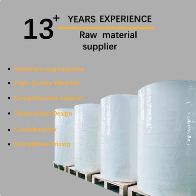 Wit glaspapier etiket materiaal 80 g bedekt papier met permanent acryllijm