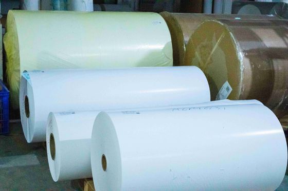 Materiaal van het etiket van de drukkerij 80 g bekleed papier met permanent lijm en viscositeit
