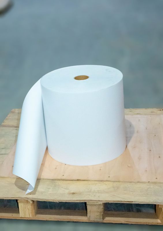 Krabstoestand warmtepapier Jumbo Roll High Viscosity Stong Sticky Back Type