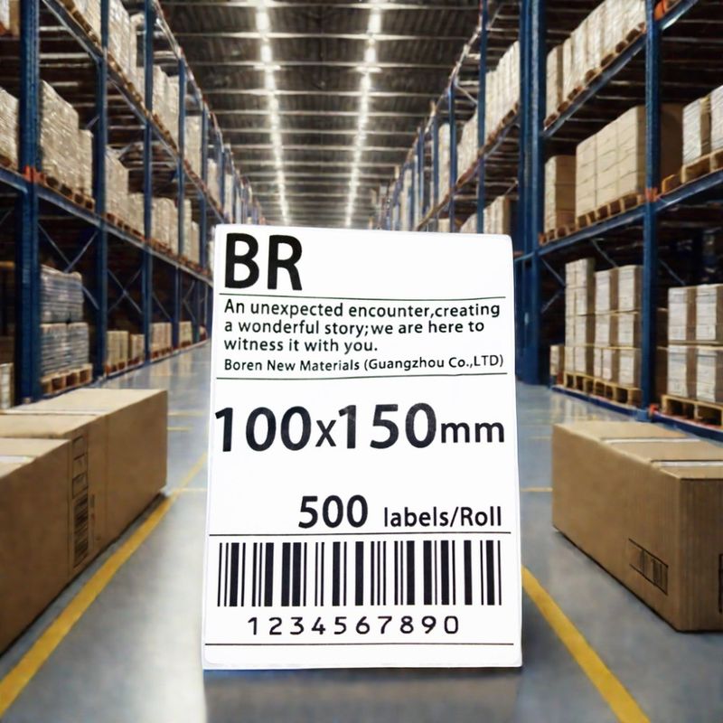 100x150 Grootte Logistiek en Expressblad 50*37*24 mm Doosbreedte voor verpakkingsetiketten