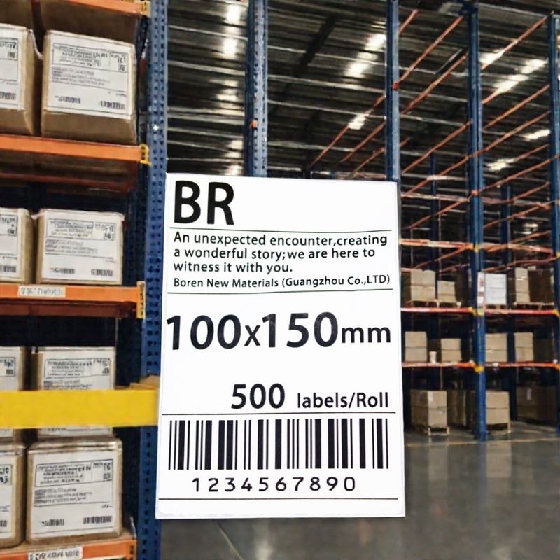 Industrial Logistics Express Paper 100x150 Logistiekblad voor verpakkingsetiketten